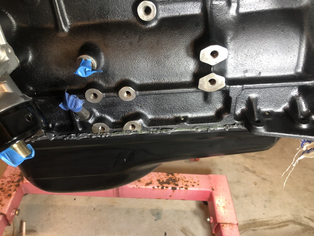 New Oil pan gasket install tear ﻿ BMW 2002 and other '02