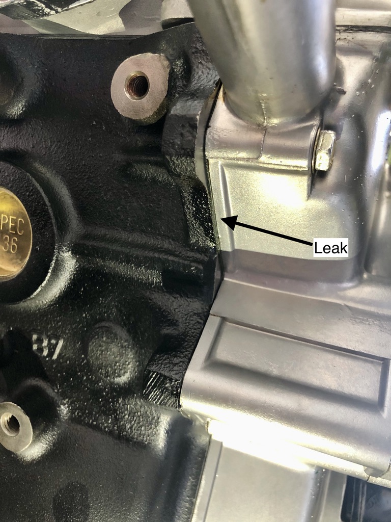 Oil leak timing cover ﻿ BMW 2002 and other '02