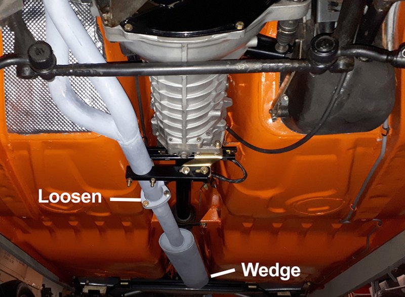 Muffler hitting subframe, is there an easy solution ? BMW 2002 and