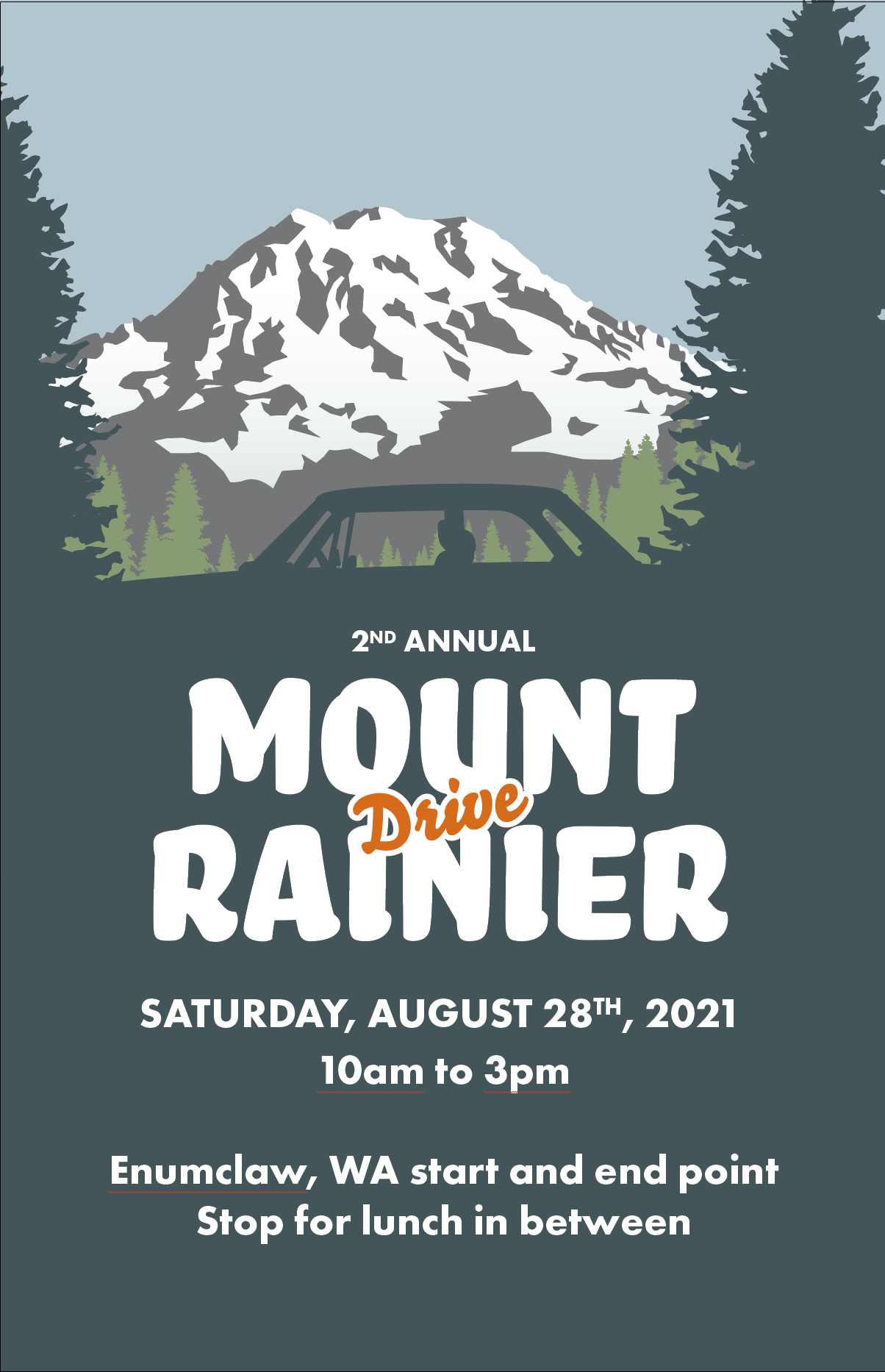 RESCHEDULED: 2nd Annual Mount Rainier Drive