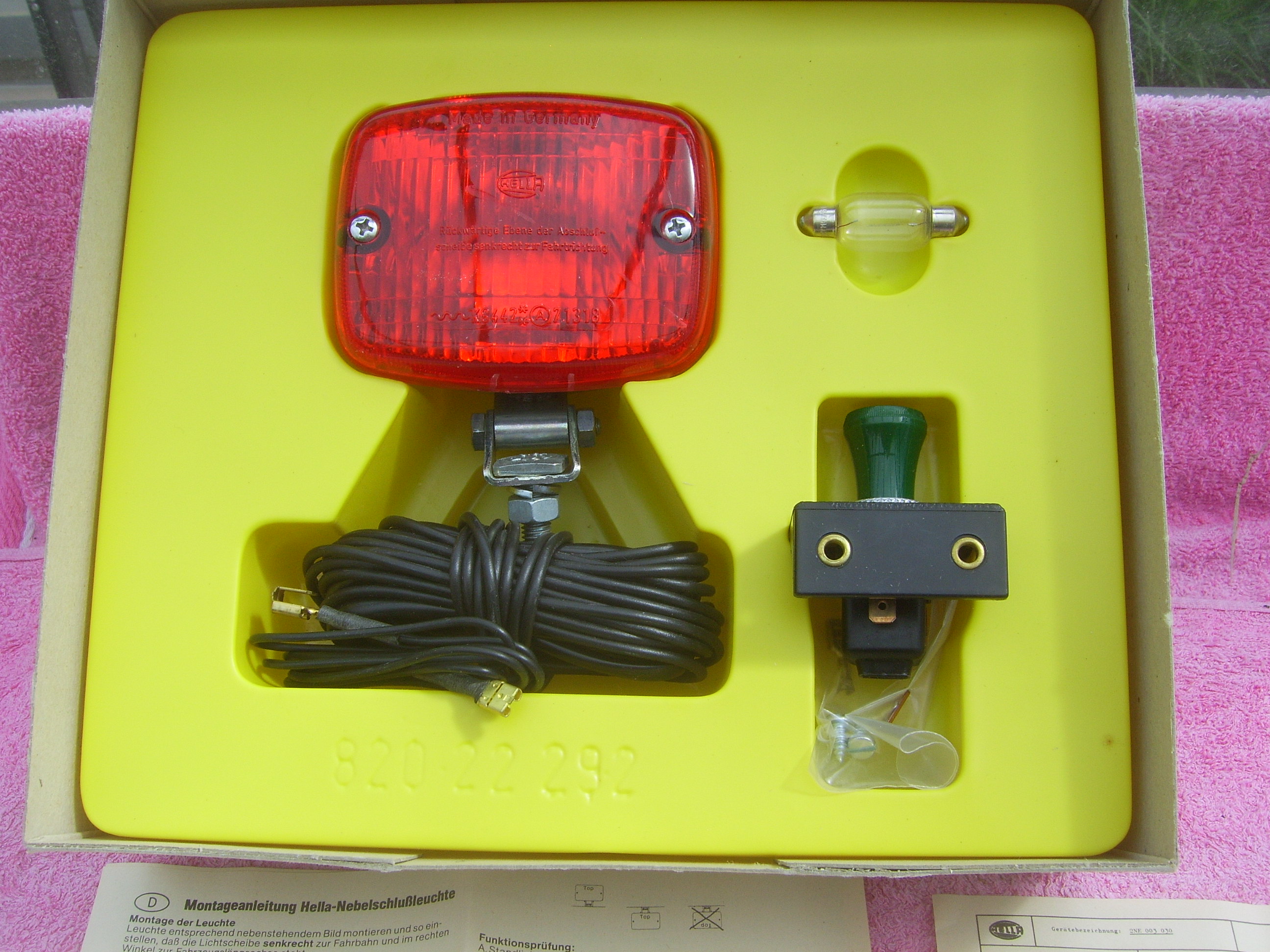 FS: NOS Hella Rear Fog Light - Miscellaneous - 2002FAQ