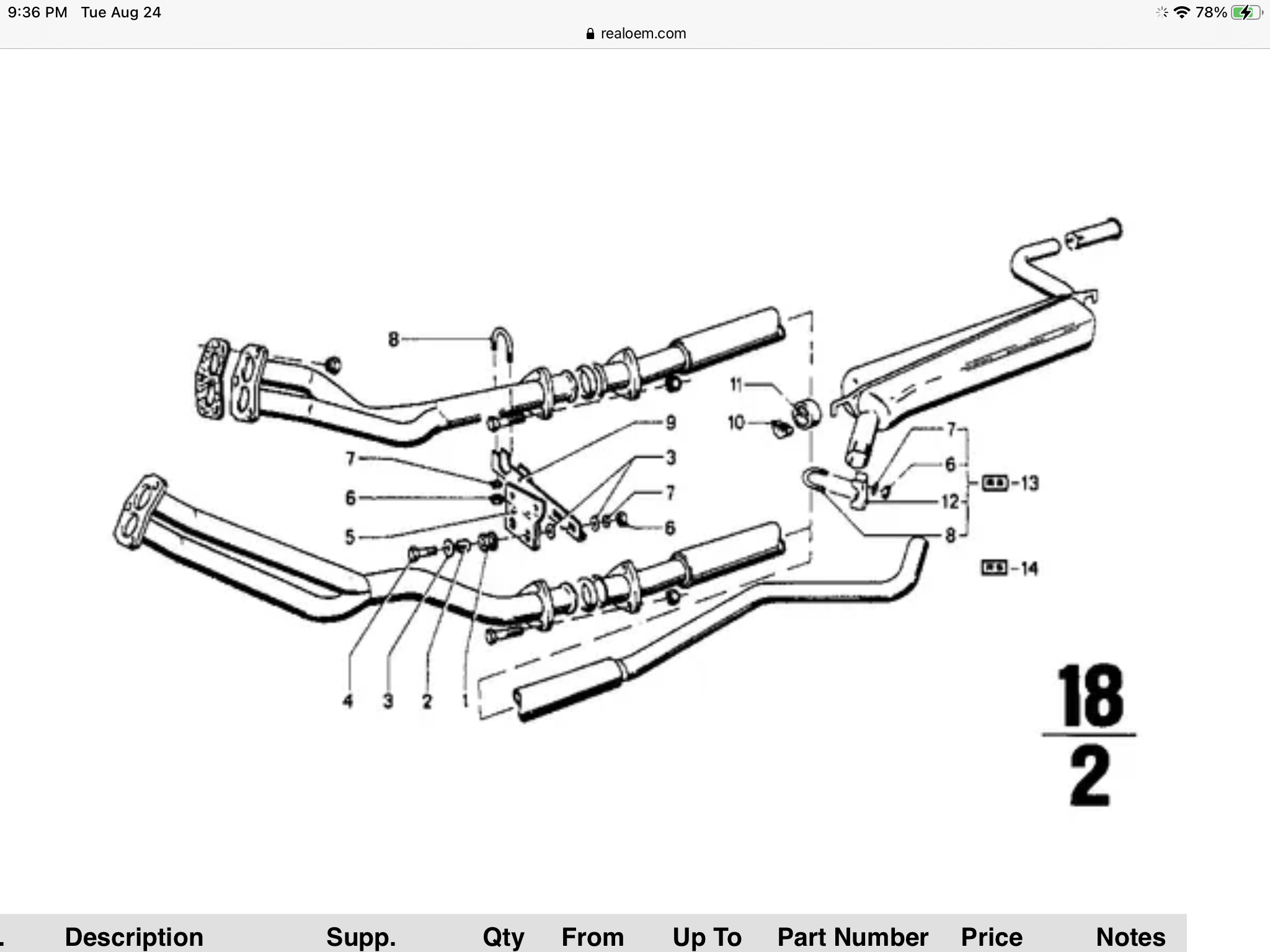 Muffler hitting subframe, is there an easy solution ? BMW 2002 and