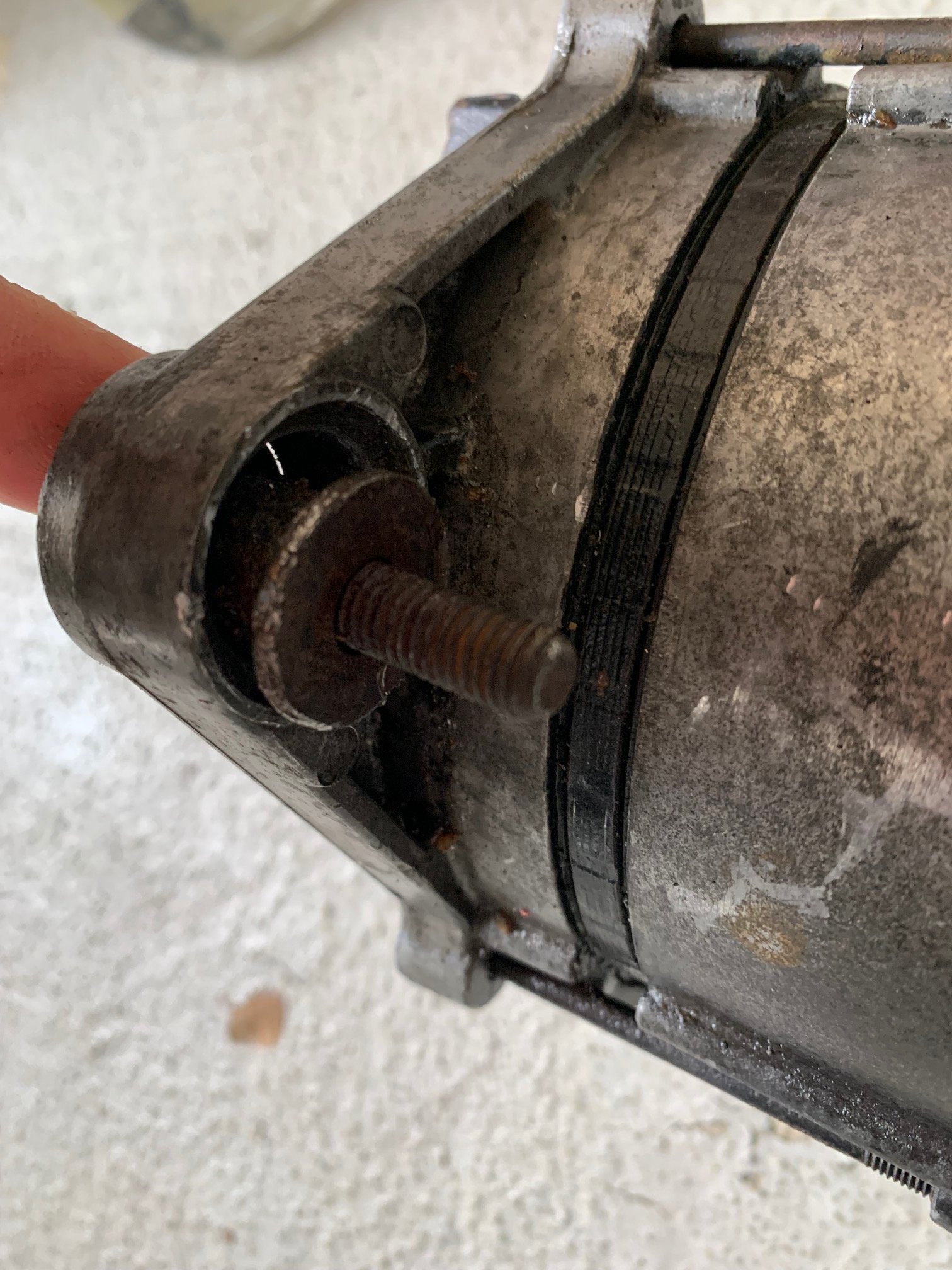 Can't remove alternator mounting to replace bushings ﻿ BMW 2002 and