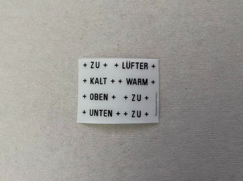 German Lettering HVAC Decal Kits |﻿ Miscellaneous