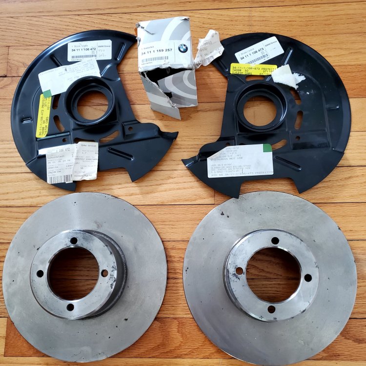 2002 tii front brake shields, rotors, and pads - Miscellaneous - 2002FAQ