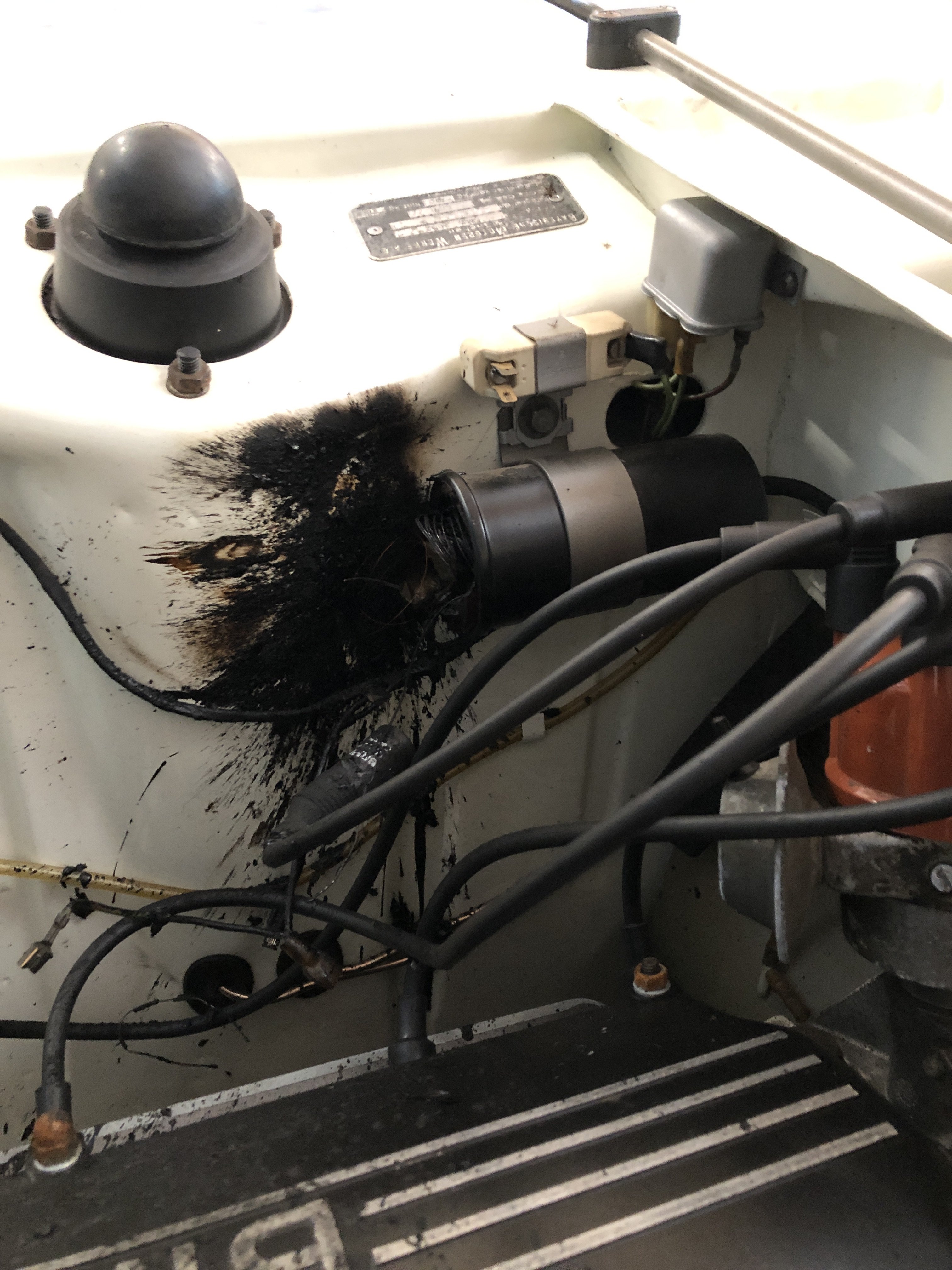 Exploded ignition coil ﻿ BMW 2002 and other '02