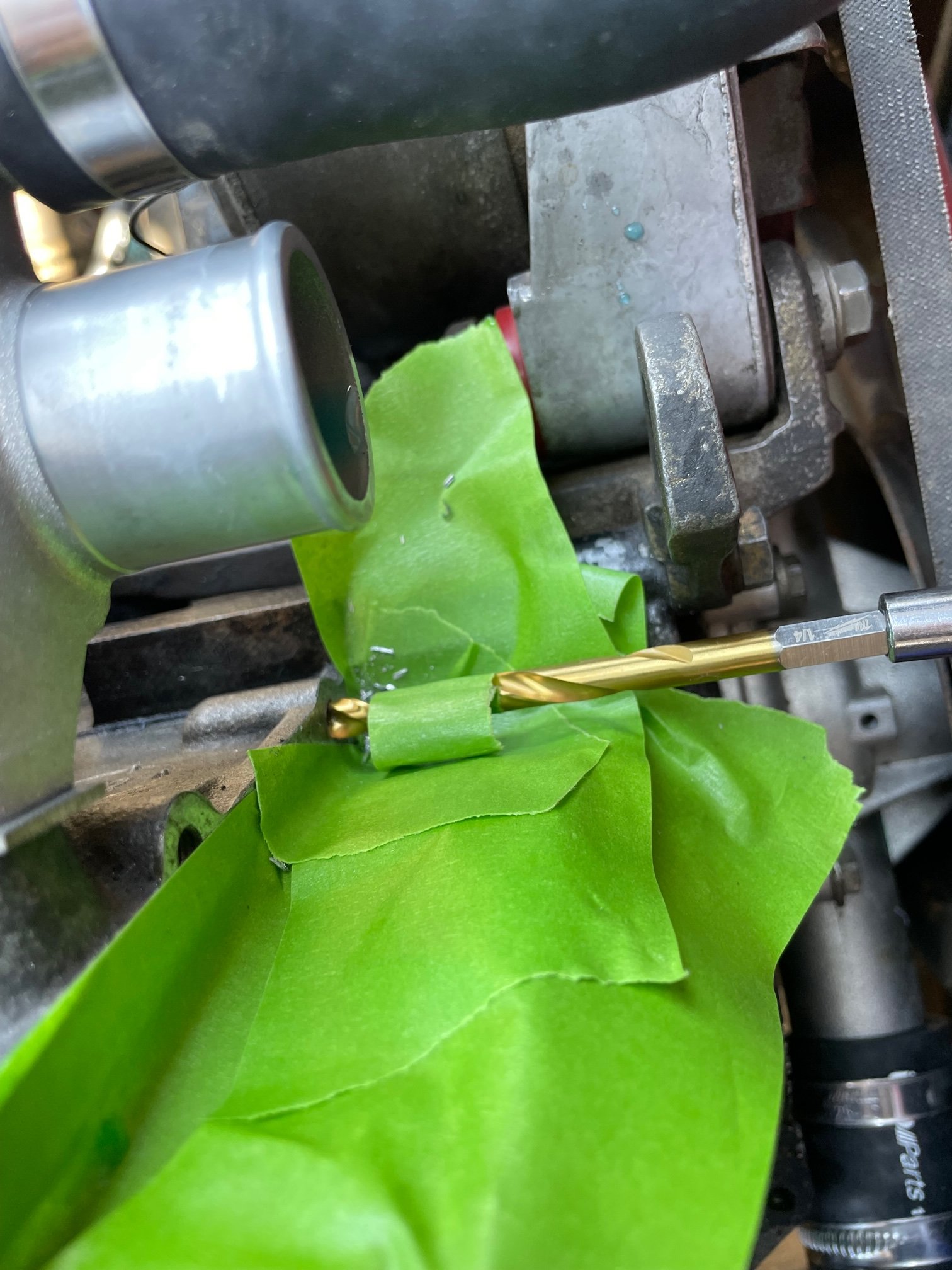 Upper Timing Cover Leak Can't stop now. ﻿ BMW 2002 and other '02