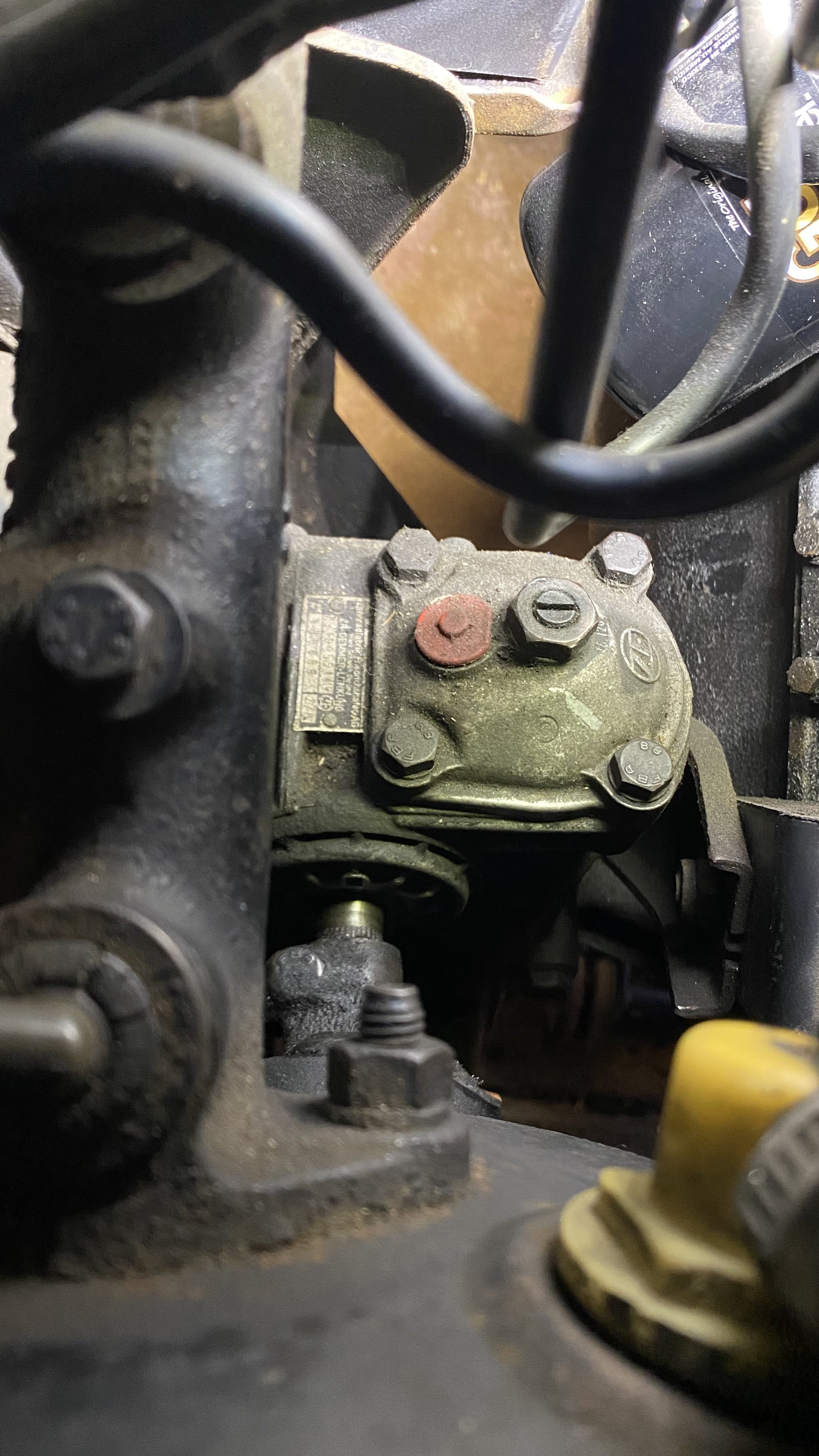 Drop arm rubbing on lower control arm ﻿ BMW 2002 and other '02