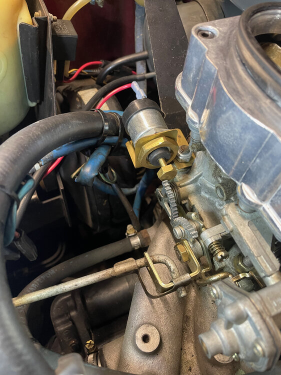 A/C idle kick up solenoid/vacuum motors.. ﻿ BMW 2002 and other '02