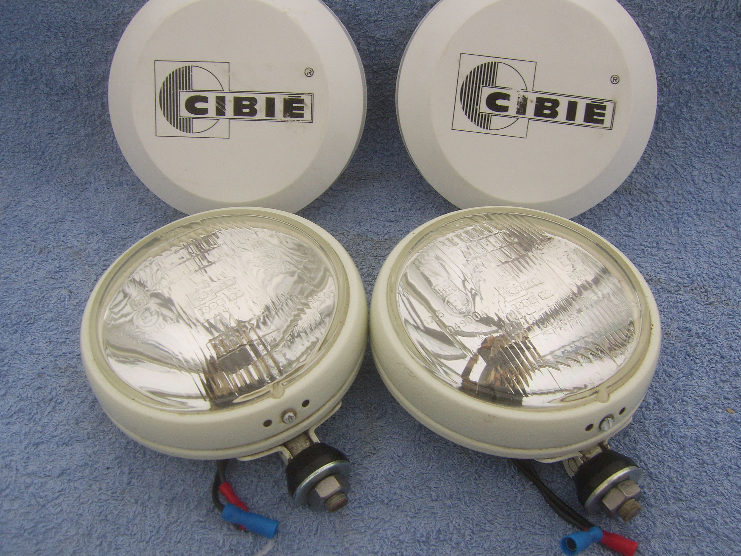 FS Cibie 40 Clear Driving Lights + Covers ﻿ Miscellaneous