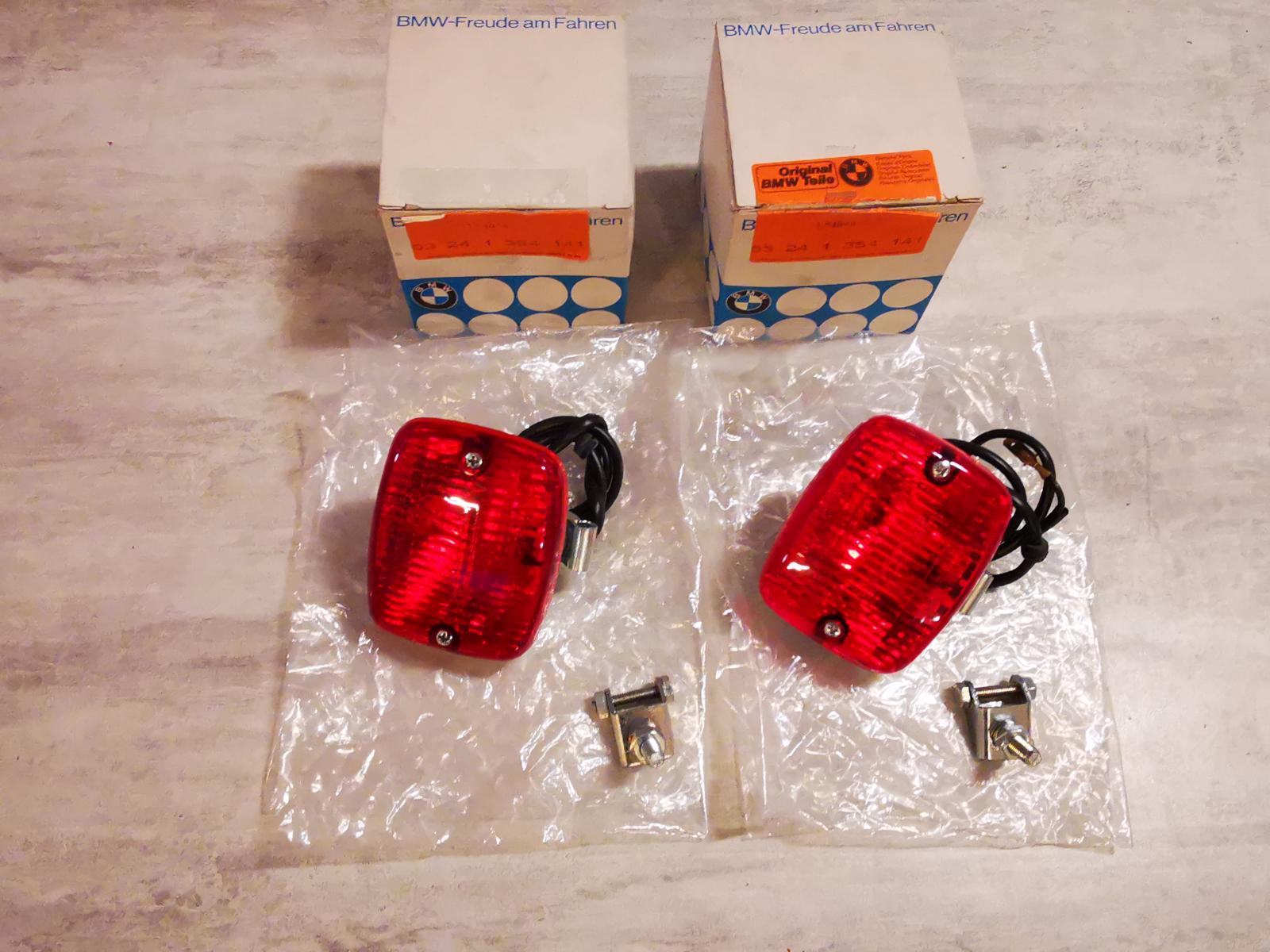 2x NOS Hella rear fog light, metal case, in original box ...