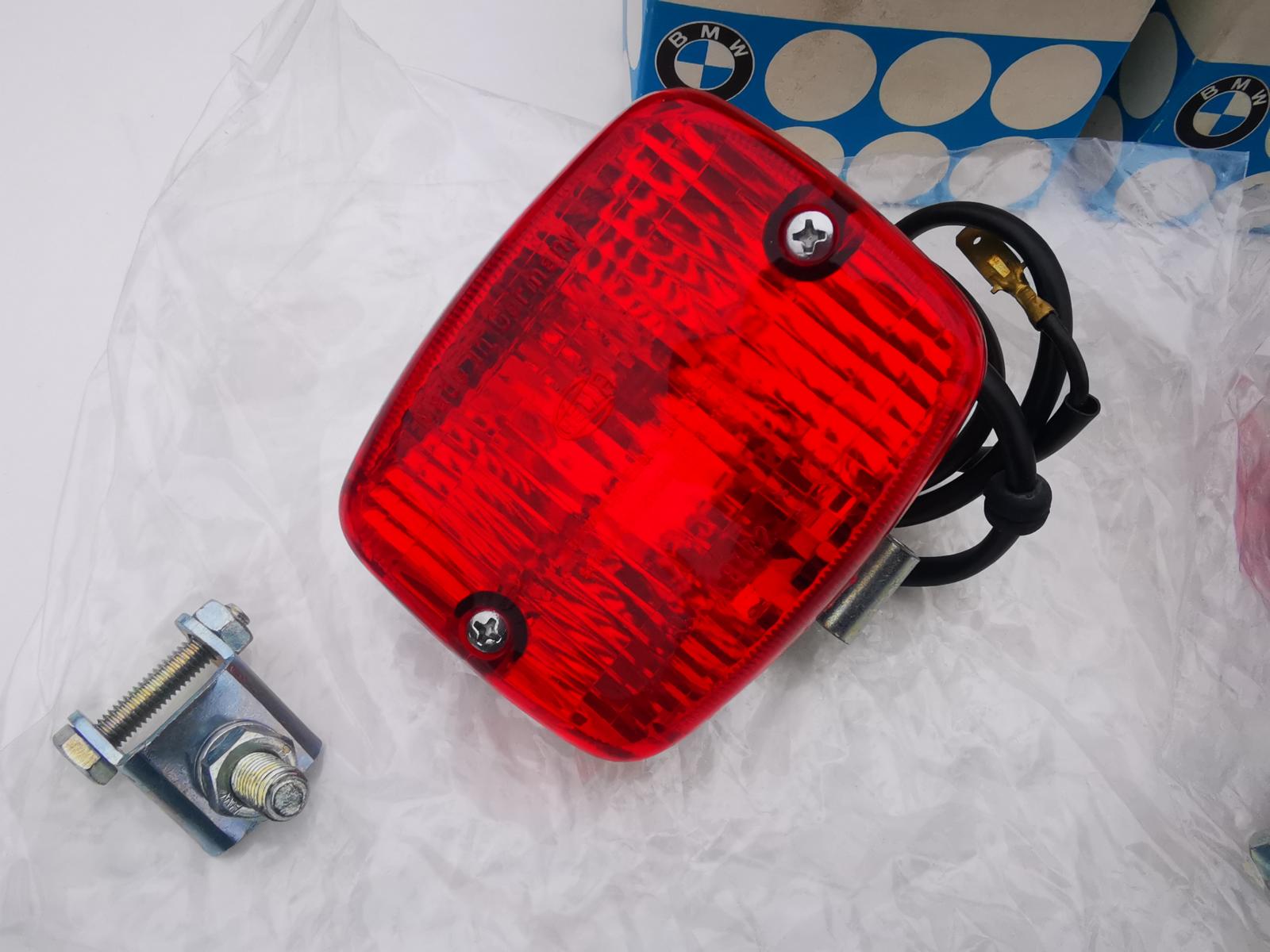 2x NOS Hella rear fog light, metal case, in original box ...