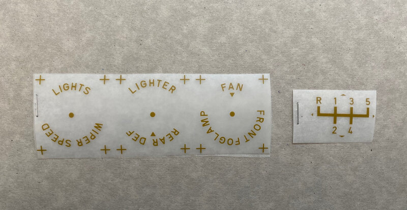 (Gold) Lettering conversion kits - Miscellaneous - 2002FAQ
