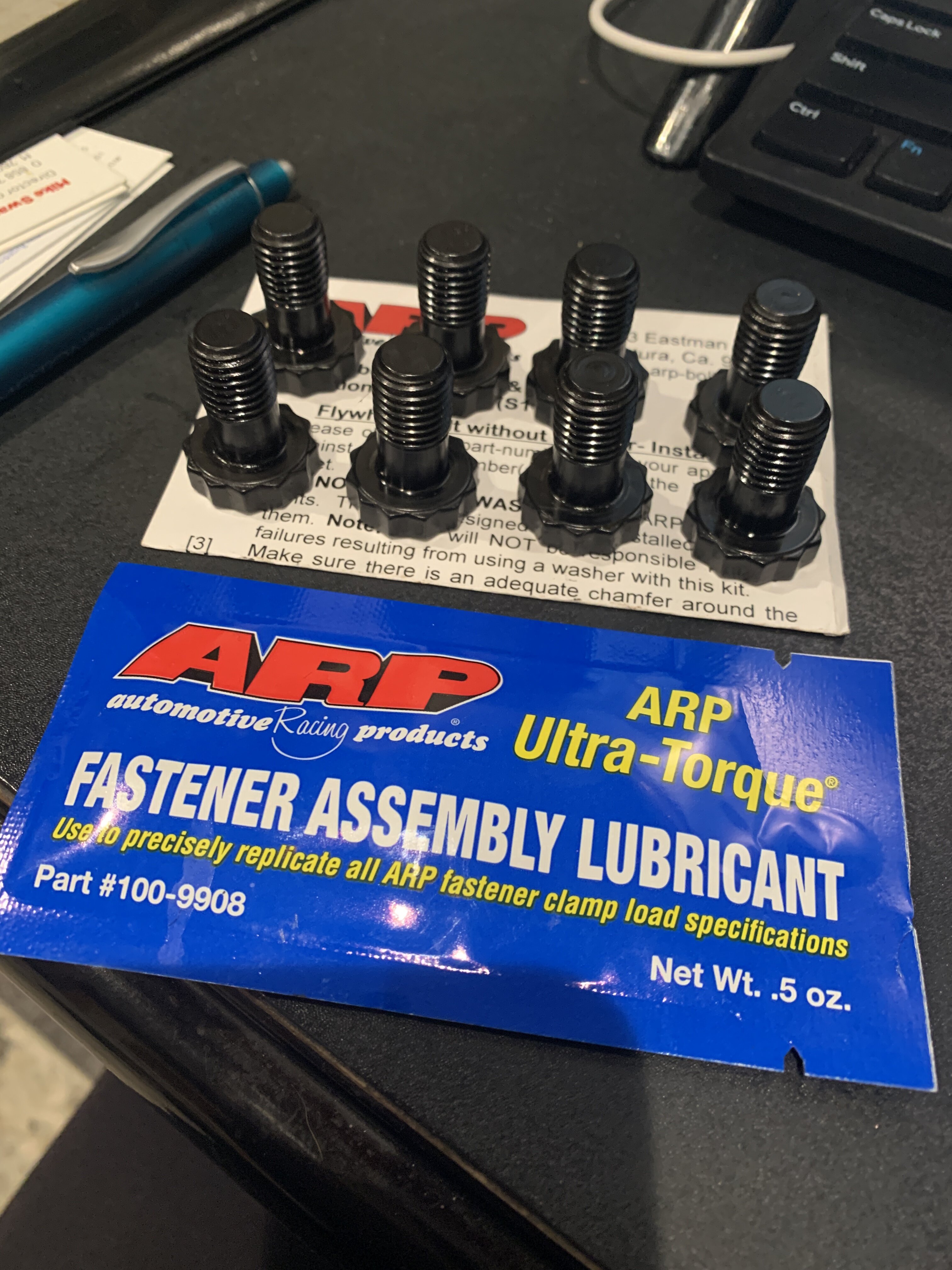 New, Never Installed ARP Flywheel Bolt Kit 2012801 (22mm) ﻿ Miscellaneous