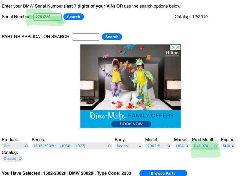 VIN check ﻿ BMW 2002 and other 