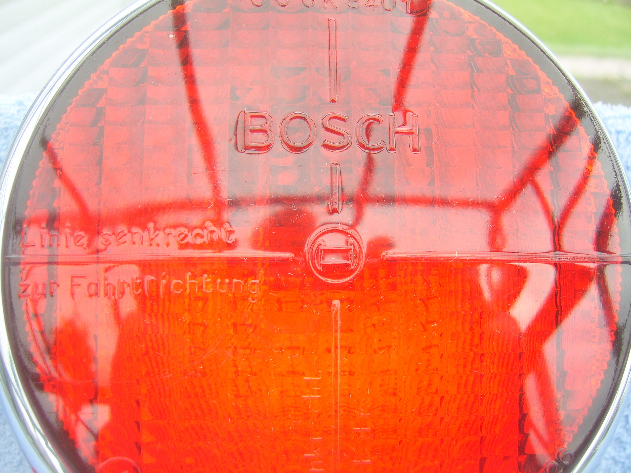 FS Bosch Red Rear Fog Light ﻿ BMW 2002 and Neue Klasse Parts For Sale