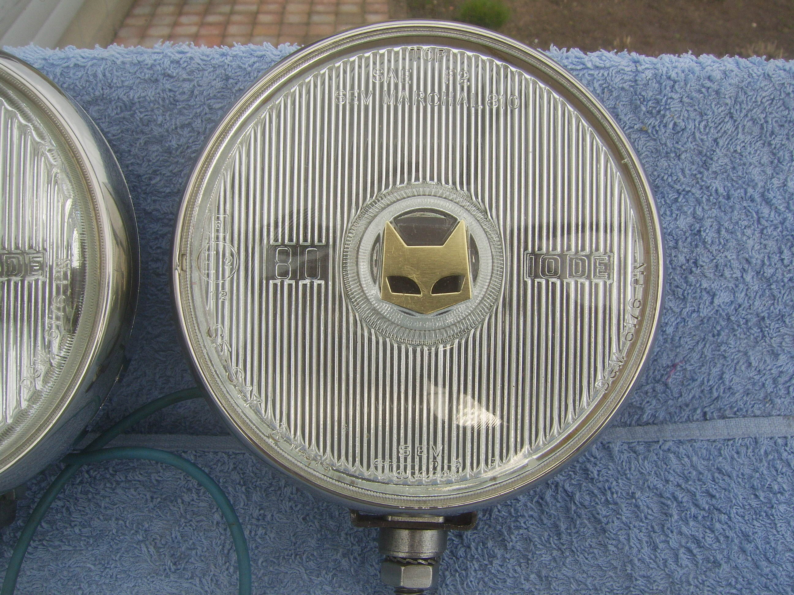 S.E.V. Marchal 810 812 819 Padded Spot Fog Rally Light Covers – 150mm – Pair