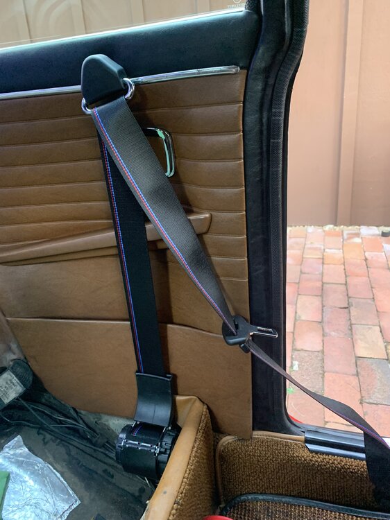 New German TRW/Repa seat belts with Mstripe webbing ﻿ Body and Interior