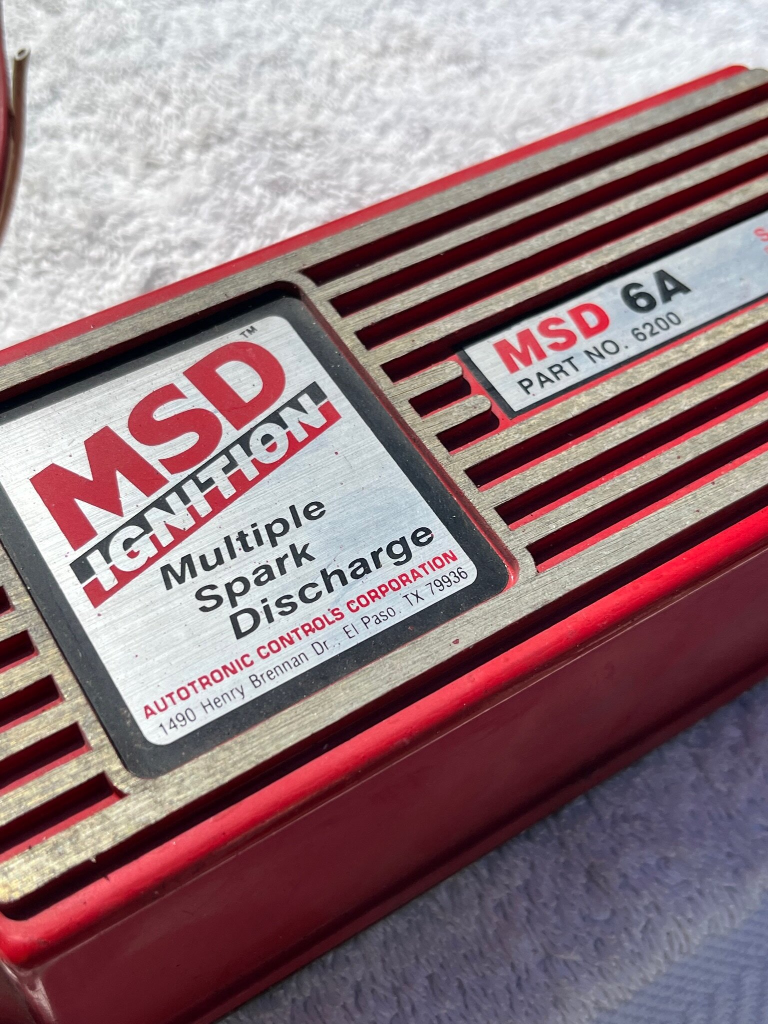 (2) MSD 6A Ignition Units + (1) 8910 Tachometer Adapter ﻿ Miscellaneous