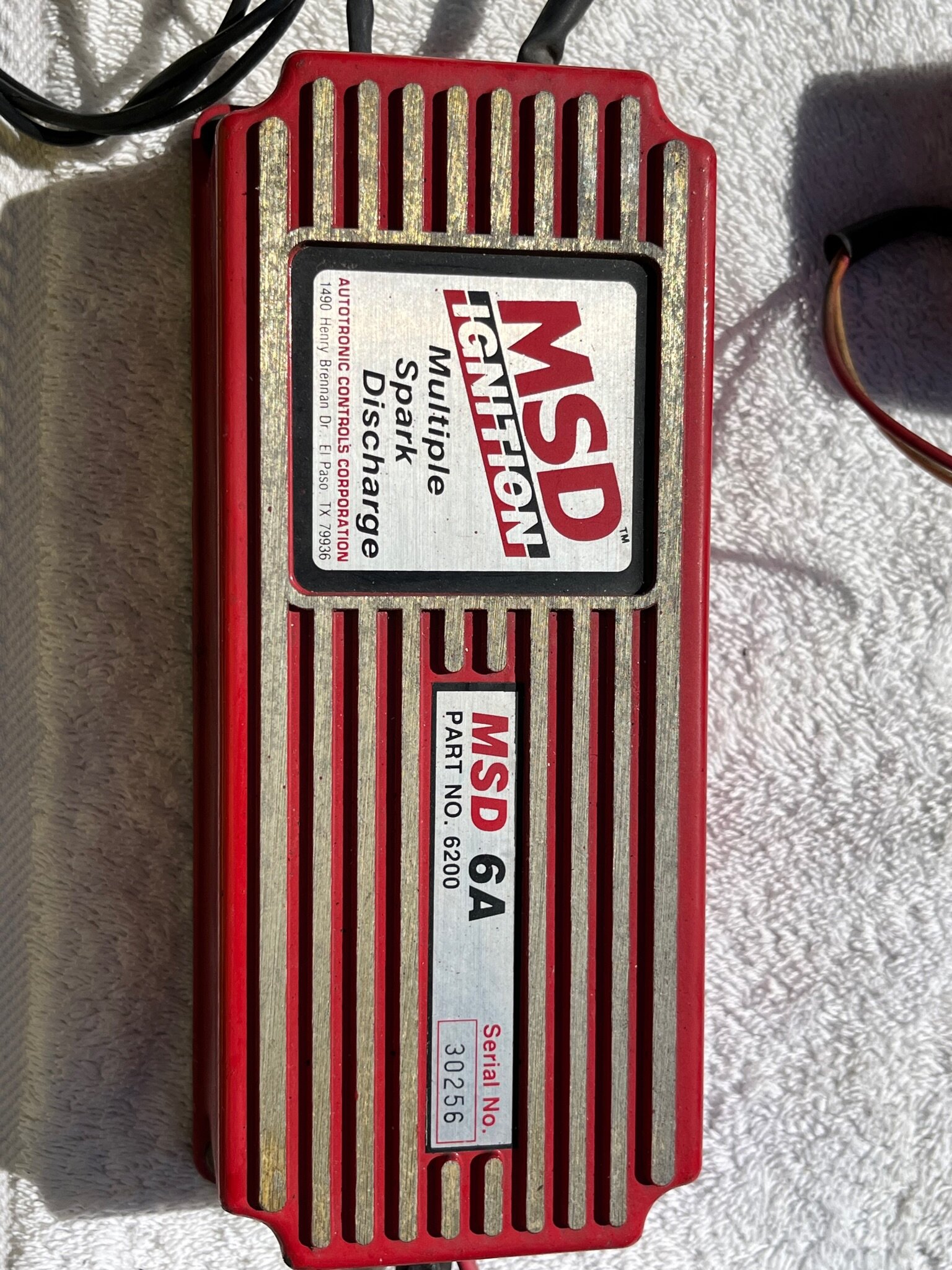 (2) MSD 6A Ignition Units + (1) 8910 Tachometer Adapter ﻿ Miscellaneous