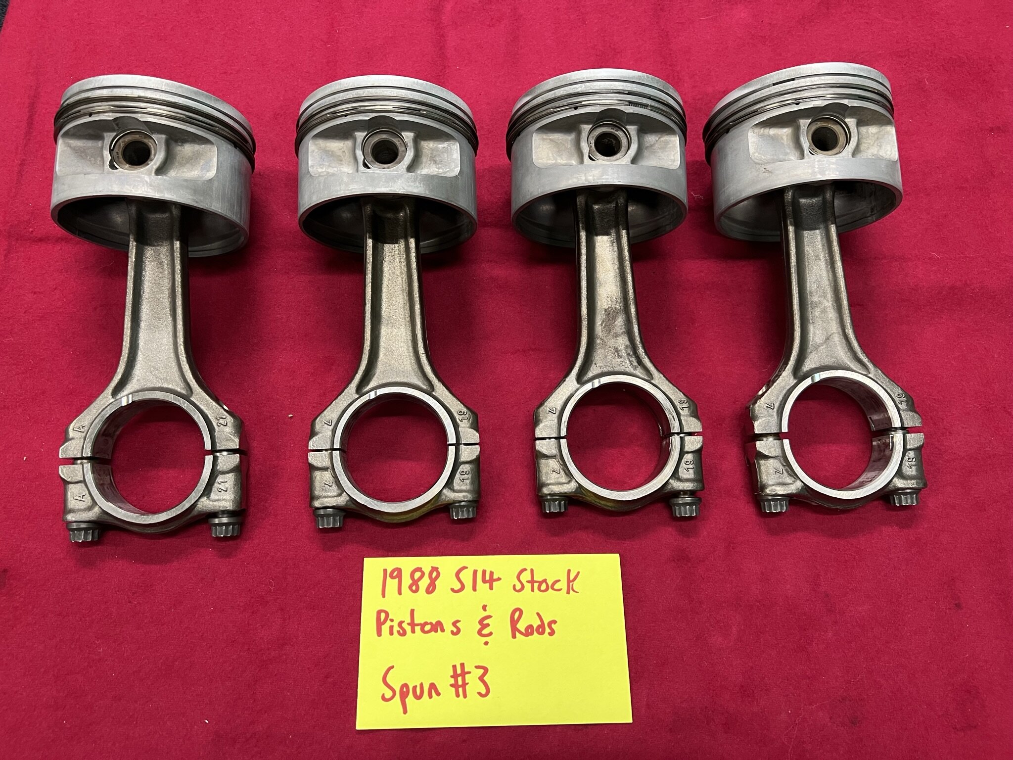 M10 and S14 Bottom End Parts. (Euro Tii pistons, S14 crank) Engine
