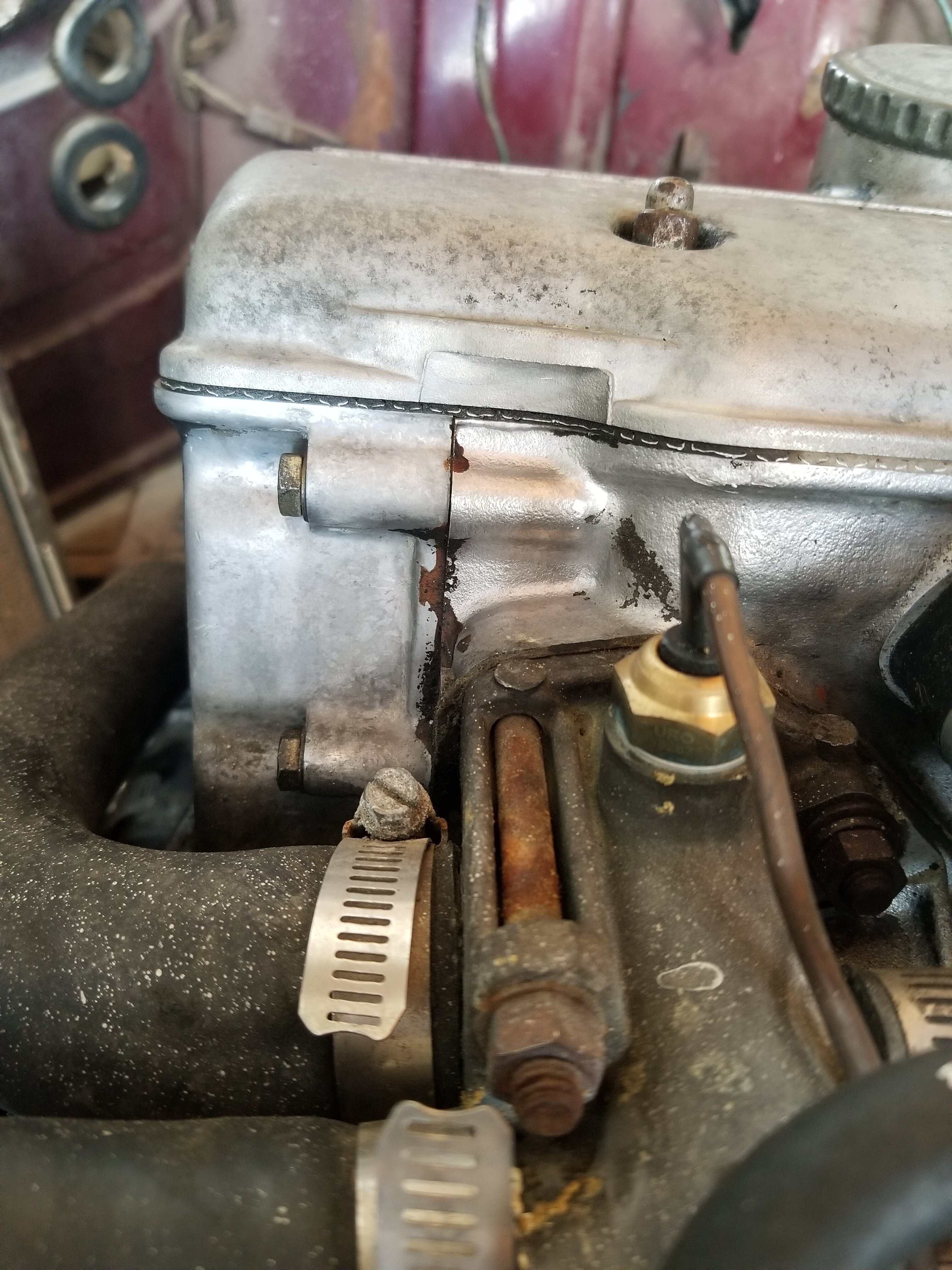 Valve cover leak at timing cover ﻿ BMW 2002 and other '02