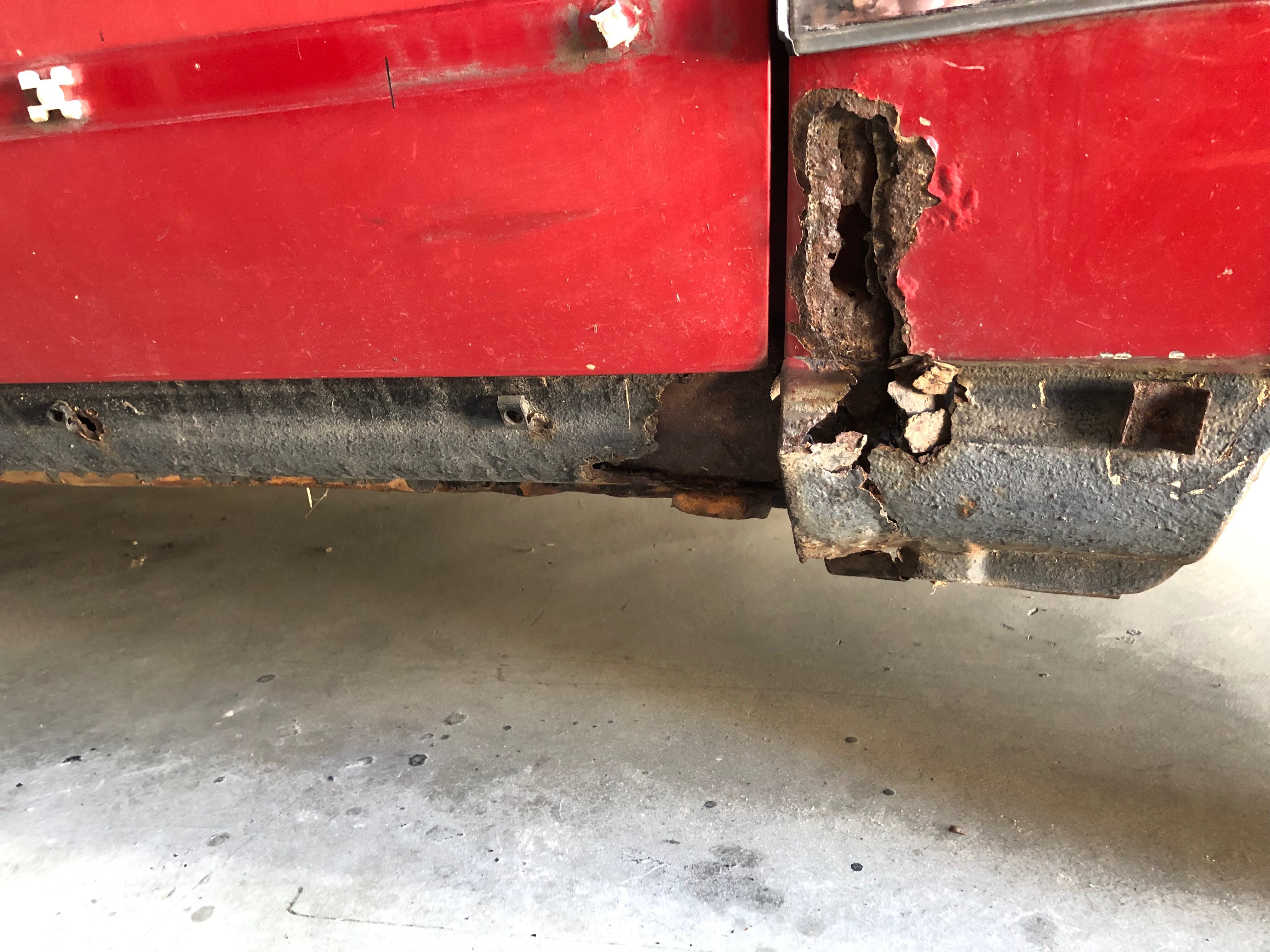 Rust? Not that bad really - 1971 Build. What have I done? - 2002FAQ