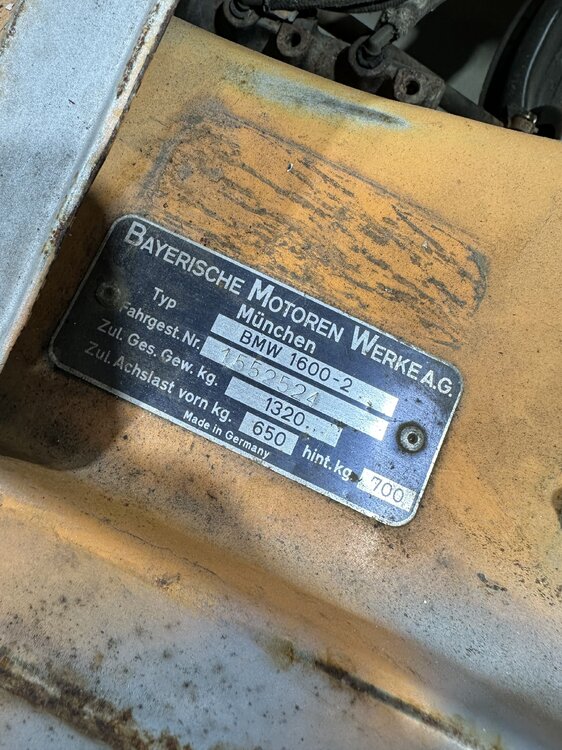 1602 nose panel serial number stamp info ??? - BMW 2002 and other '02 ...