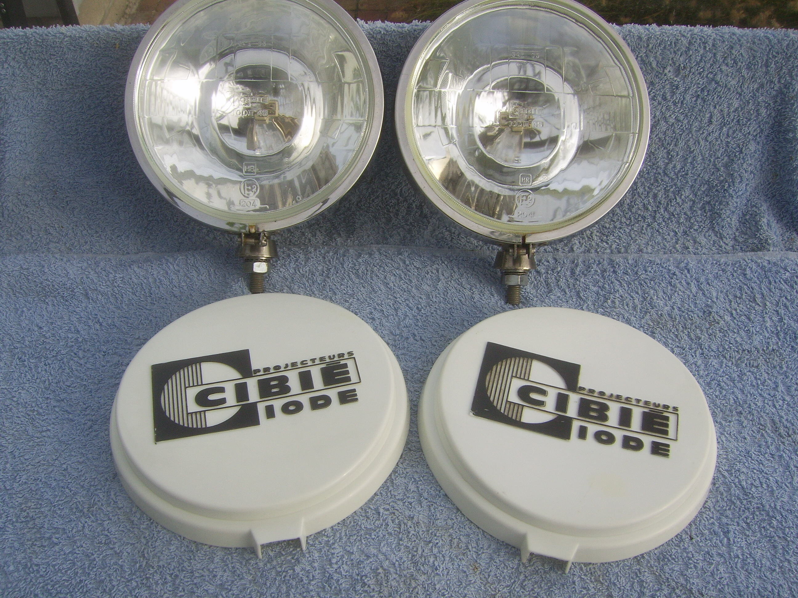 FS Cibie 45 Clear Driving Lights + Covers ﻿ Miscellaneous