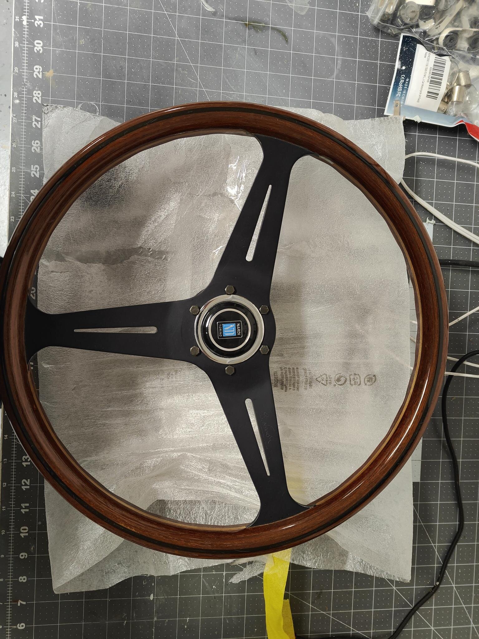 Nardi Steering Wheel Hub Adapter Kit For BMW 1600, 2002, And 2002tii Classic Models