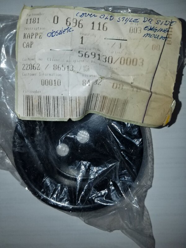 Engine Mount Cover Round Style Engine and Drivetrain BMW 2002 FAQ