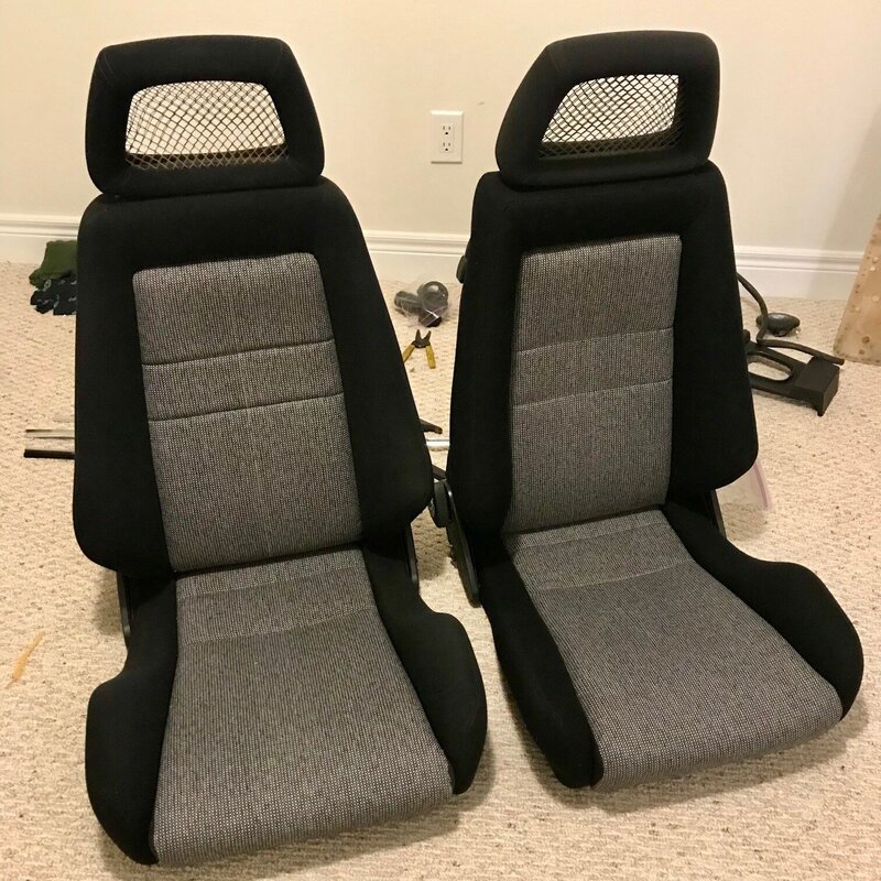 Recaro LXB (fishnet) seats for 2002 e10 and rear seats - Body and ...
