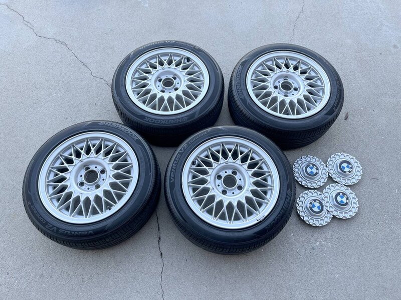 FS - BMW E30 325ix Basketweave Wheels 15