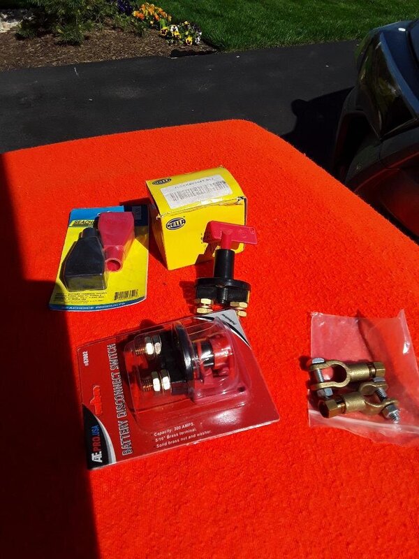 Parts for Battery Relocation to the Trunk - Electrical and Ignition ...