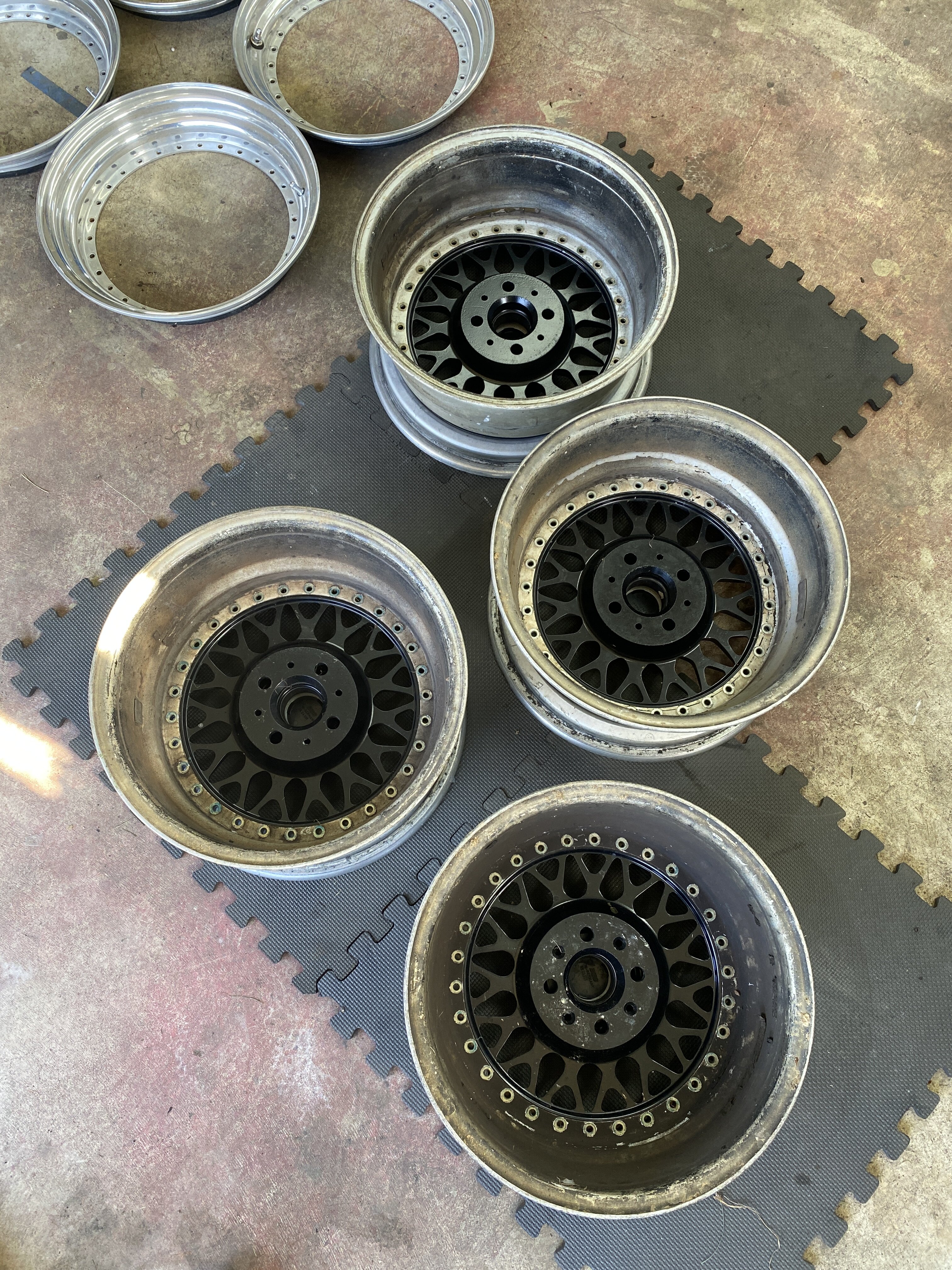 FS: BBS RS001 4x100 15x7 et25 GENUINE 3 PIECE WHEELS + EXTRA - Wheels ...