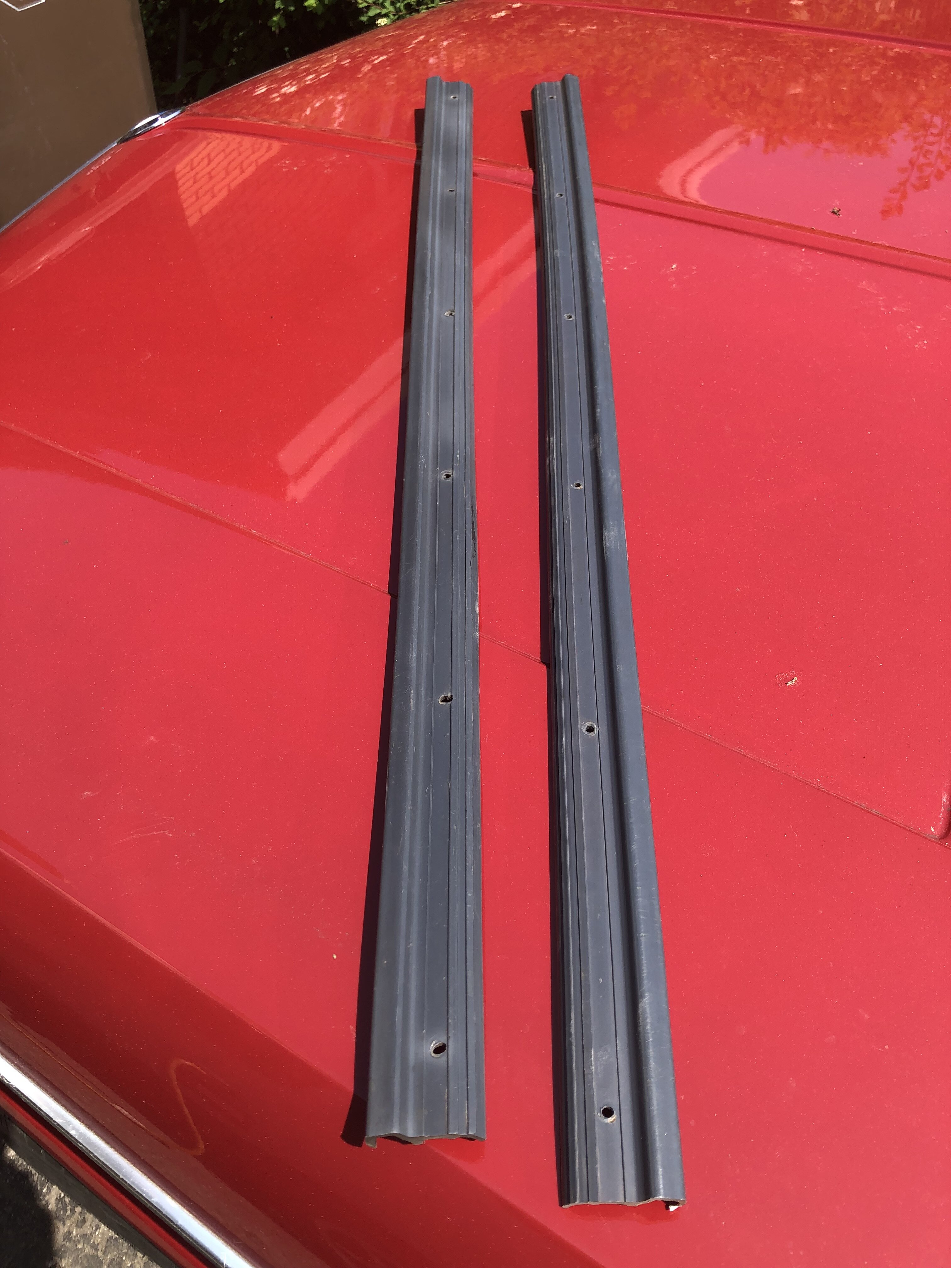 Pair of early door sills, with holes ﻿ Body and Interior