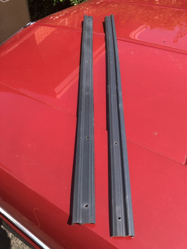 Pair of early door sills, with holes ﻿ Body and Interior