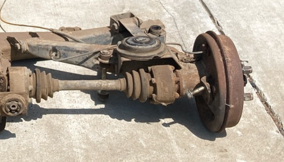 removal of rear sub frame + how to move solo with jack - BMW 2002 and ...