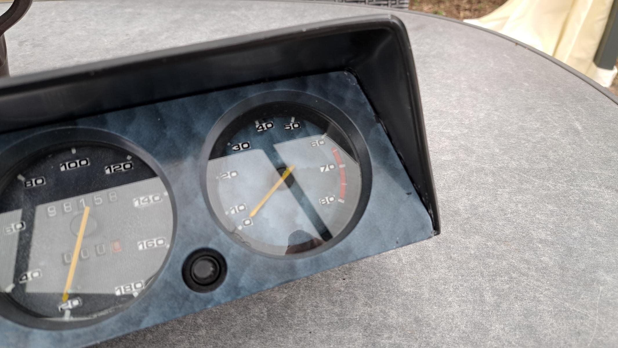 Unique airbrushed speedometer cluster unit w/tach, kmph |﻿ Body and ...