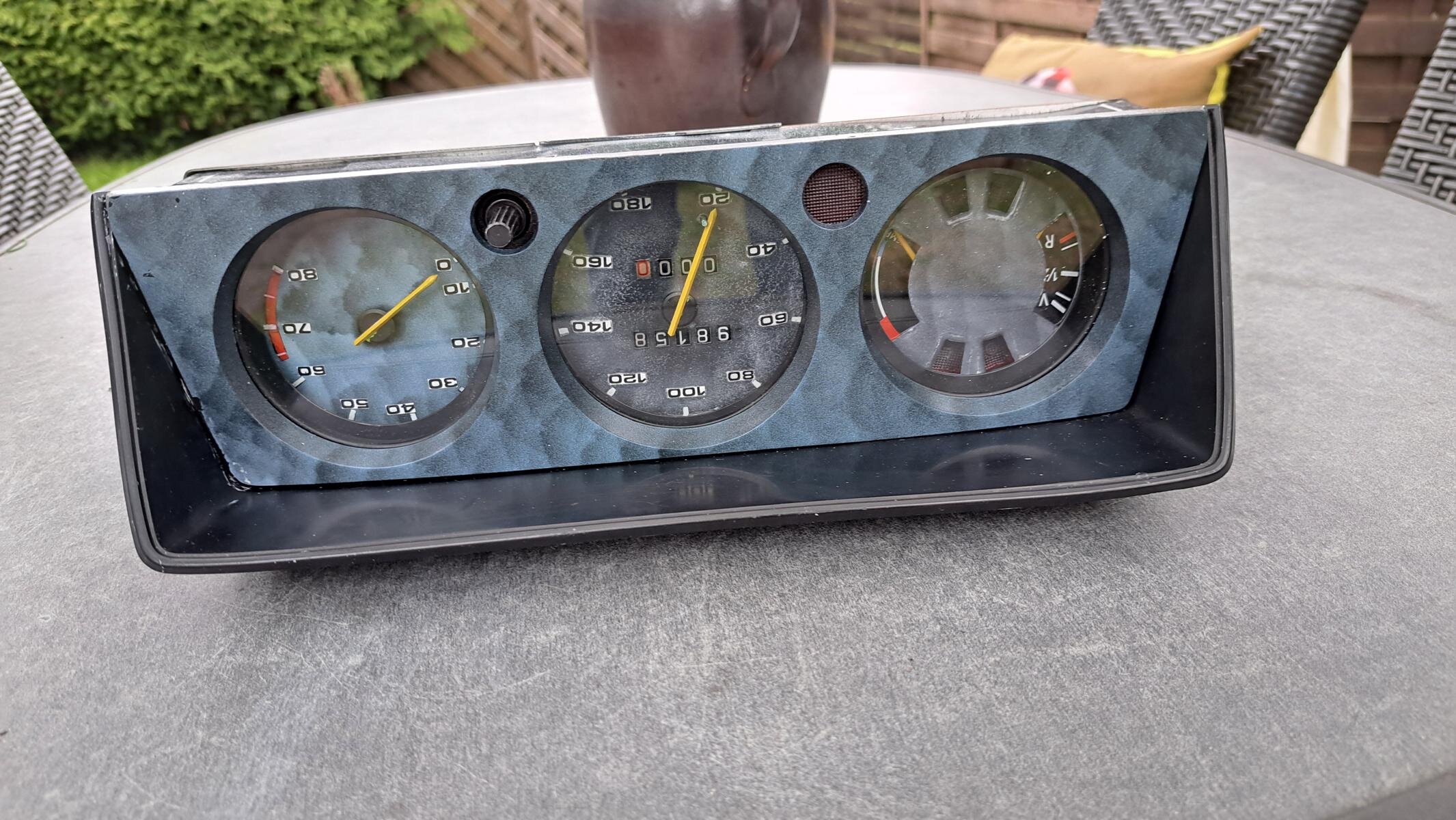 Unique airbrushed speedometer cluster unit w/tach, kmph |﻿ Body and ...