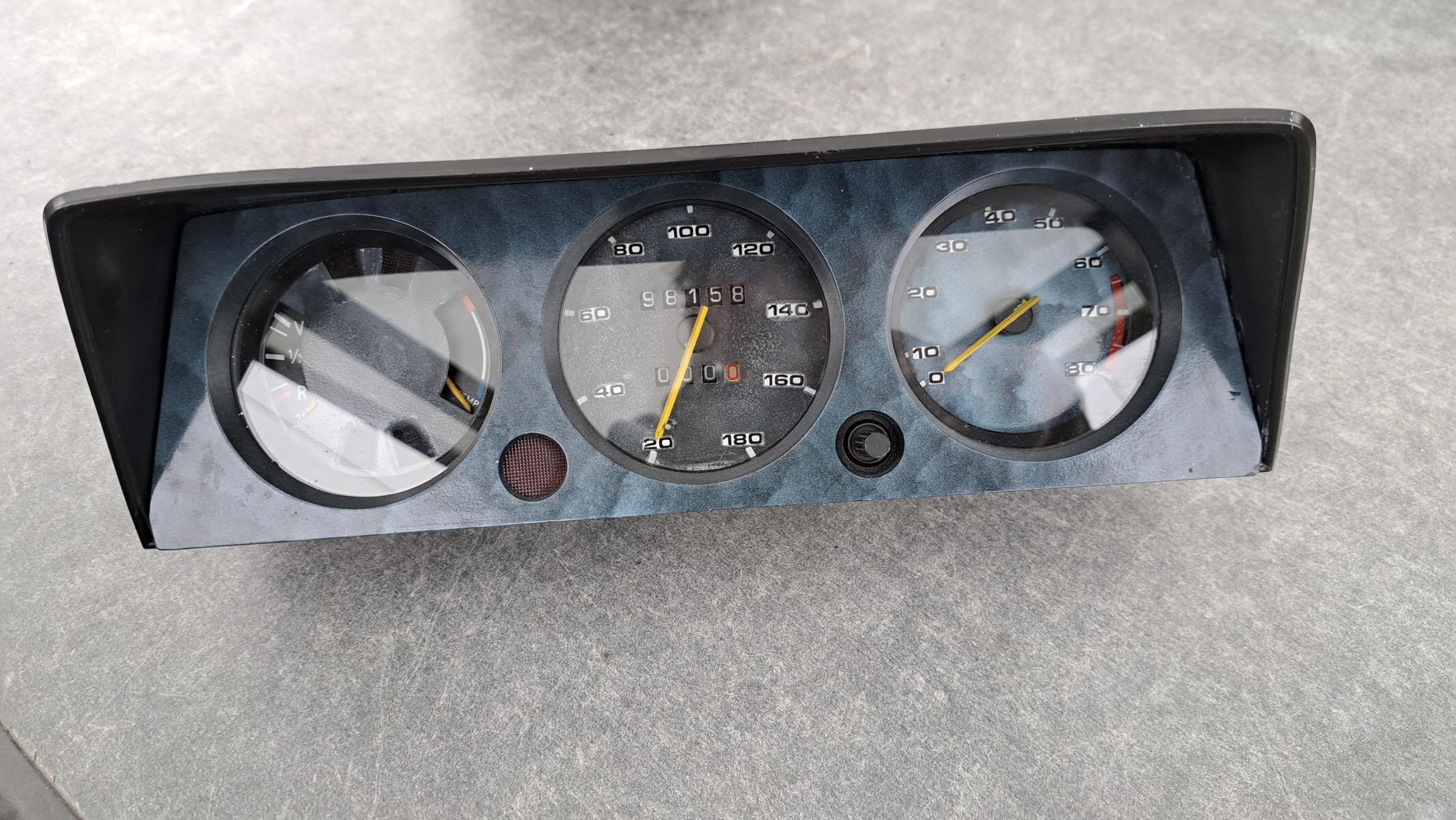 Unique airbrushed speedometer cluster unit w/tach, kmph |﻿ Body and ...