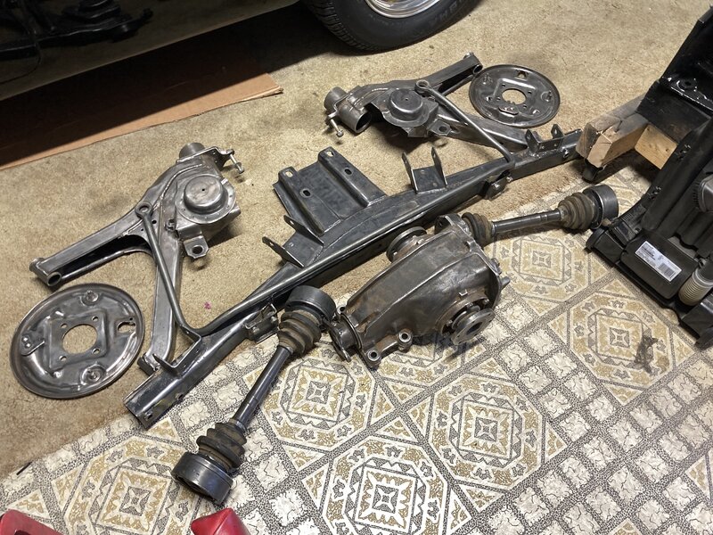 Stripping subframe and all components - 8 hours of grinding - BMW 2002 ...