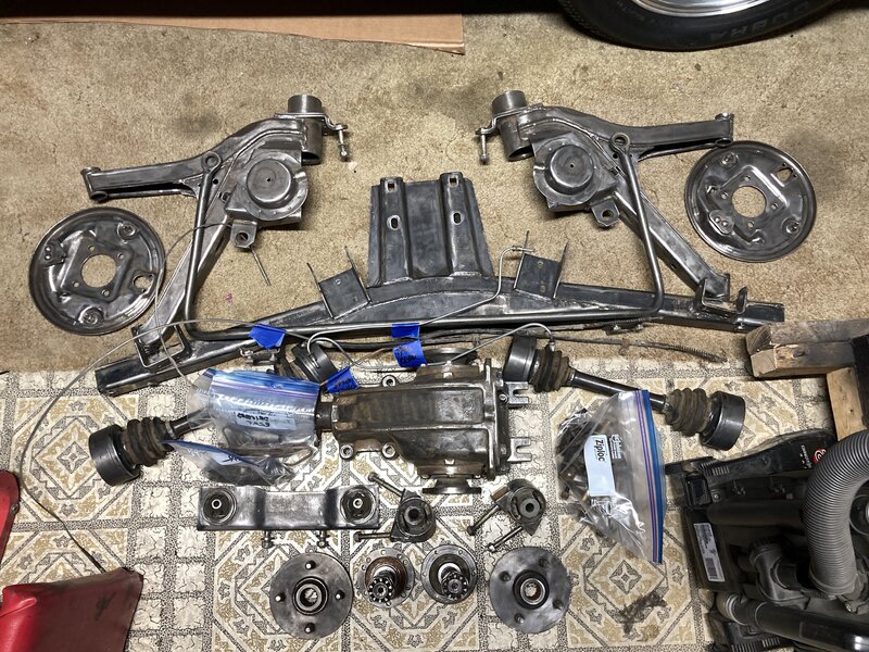 Stripping subframe and all components - 8 hours of grinding - BMW 2002 ...