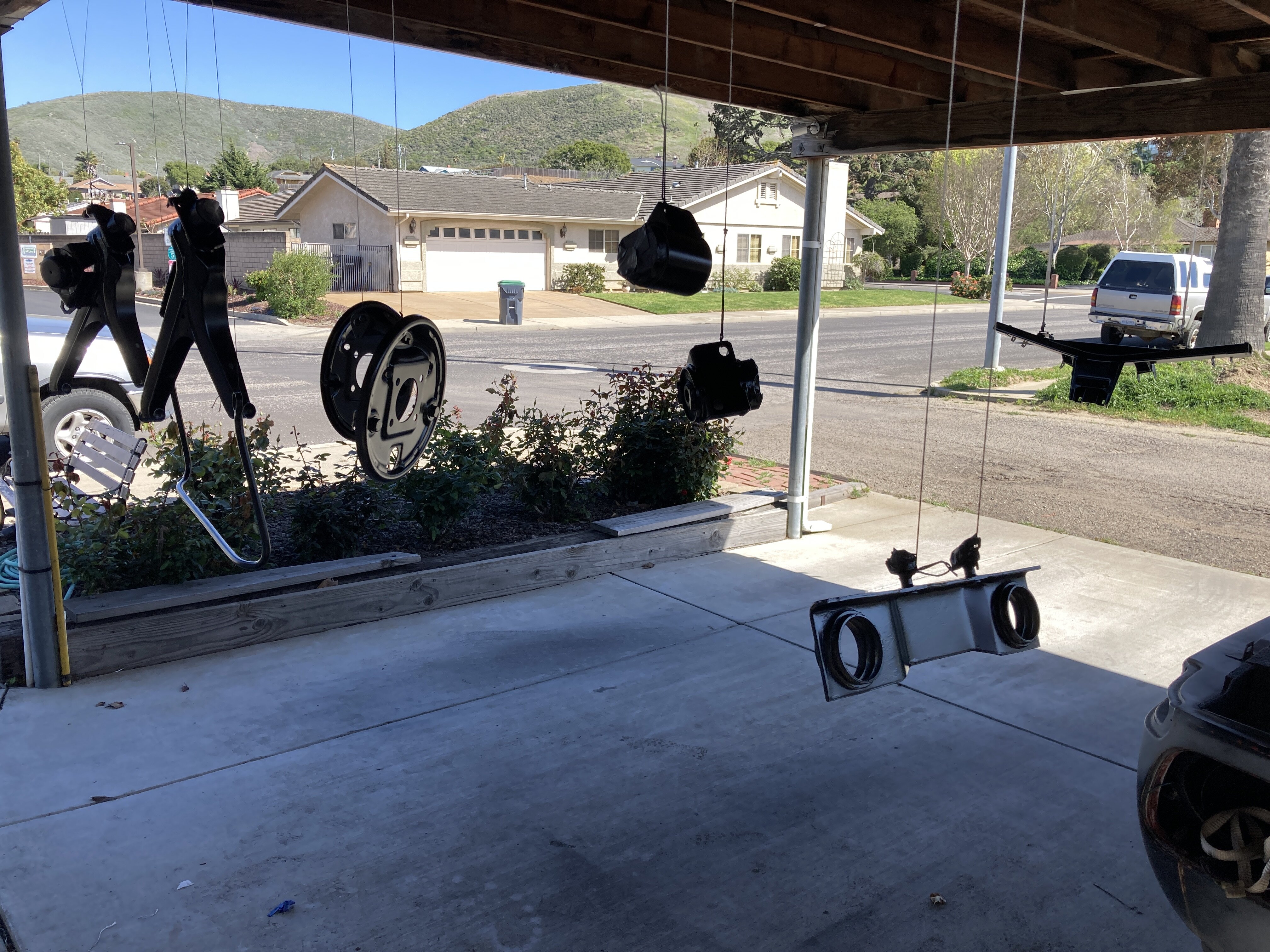 Finished prep + painted rear subframe components today! - BMW 2002 and ...