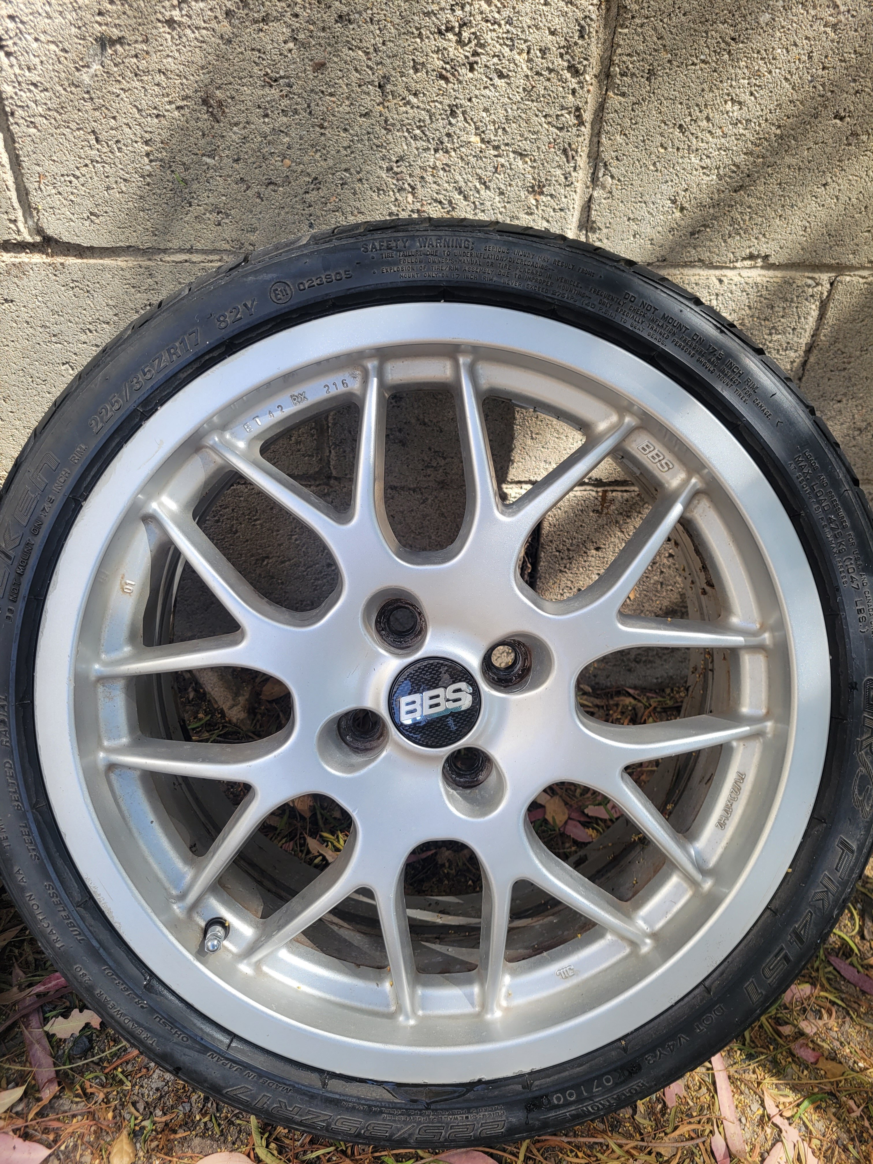 Rare Genuine BBS RX 206 17