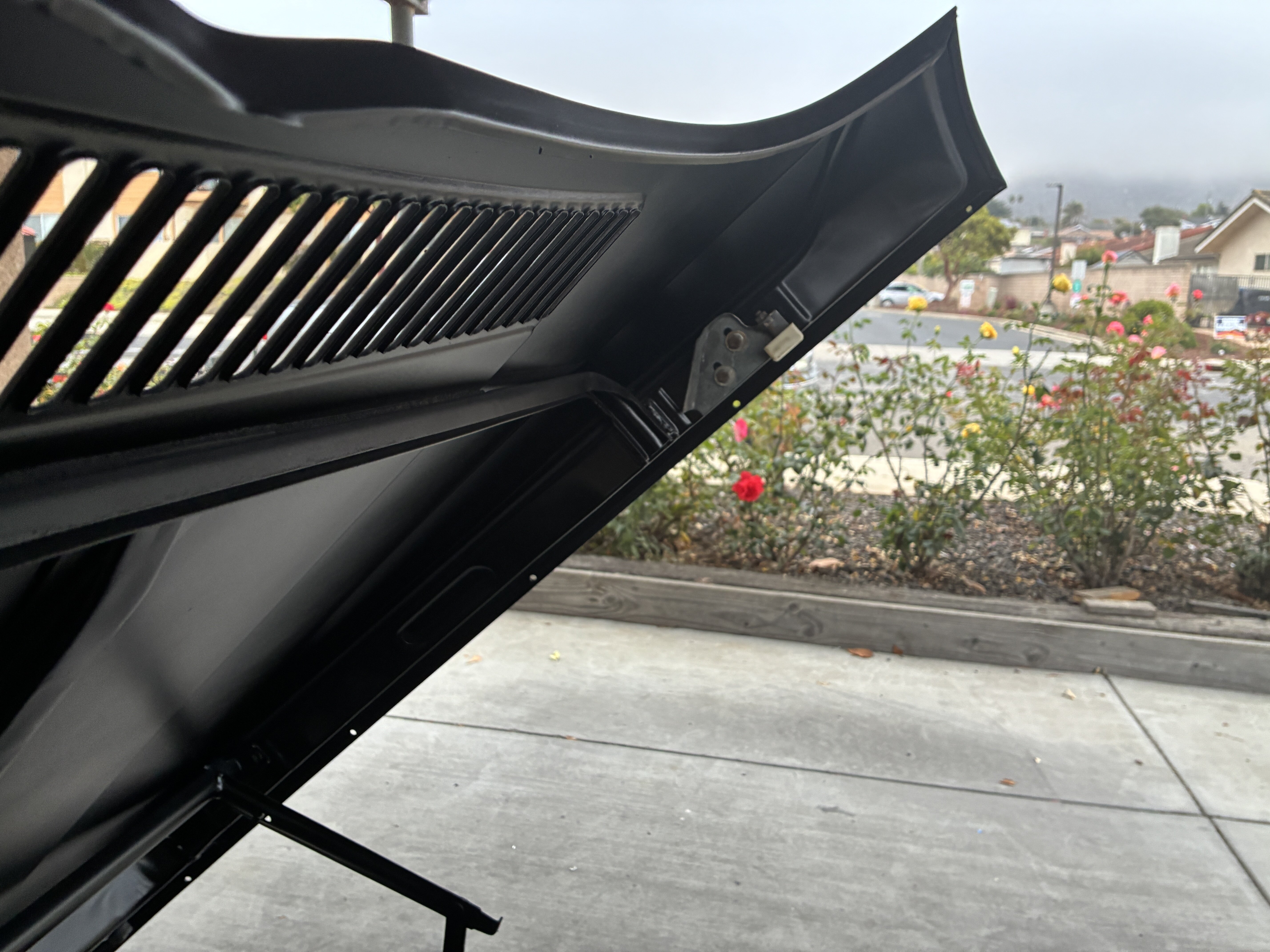 Hood alignment/straightness - when aligned the hood latch hits the hood ...