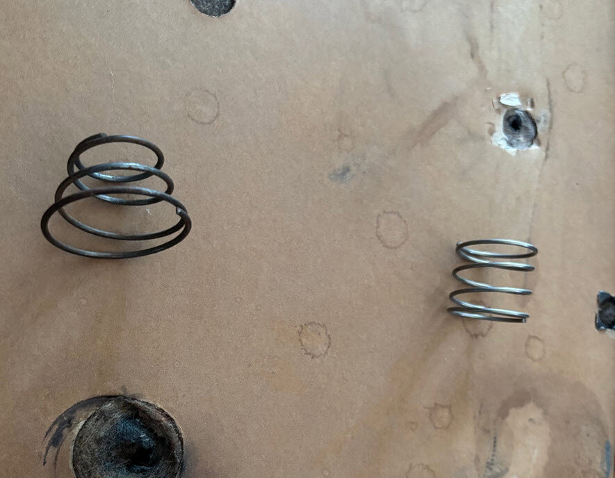 Vent window spring placement | BMW 2002 and other '02