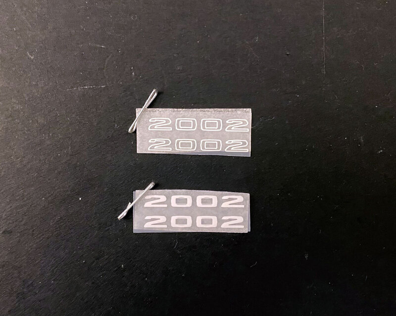 2002 'script' decals -- for gauges - Body and Interior - 2002FAQ