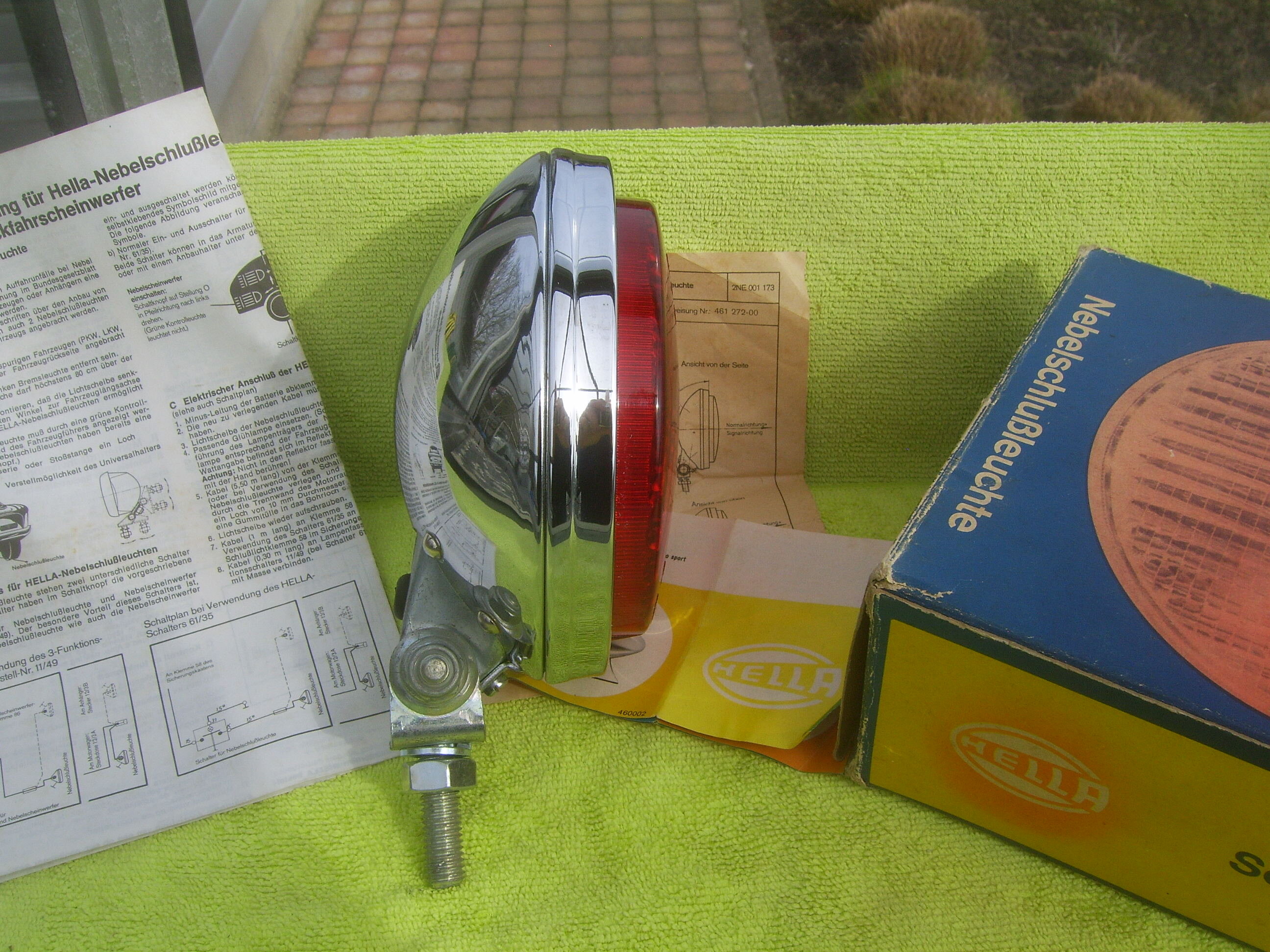 SOLD NOS Hella Red Rear Fog Light - Miscellaneous - 2002FAQ