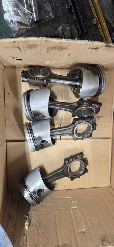Engine timing parts, pistons, water pumps,oil pan, etc - Engine and ...